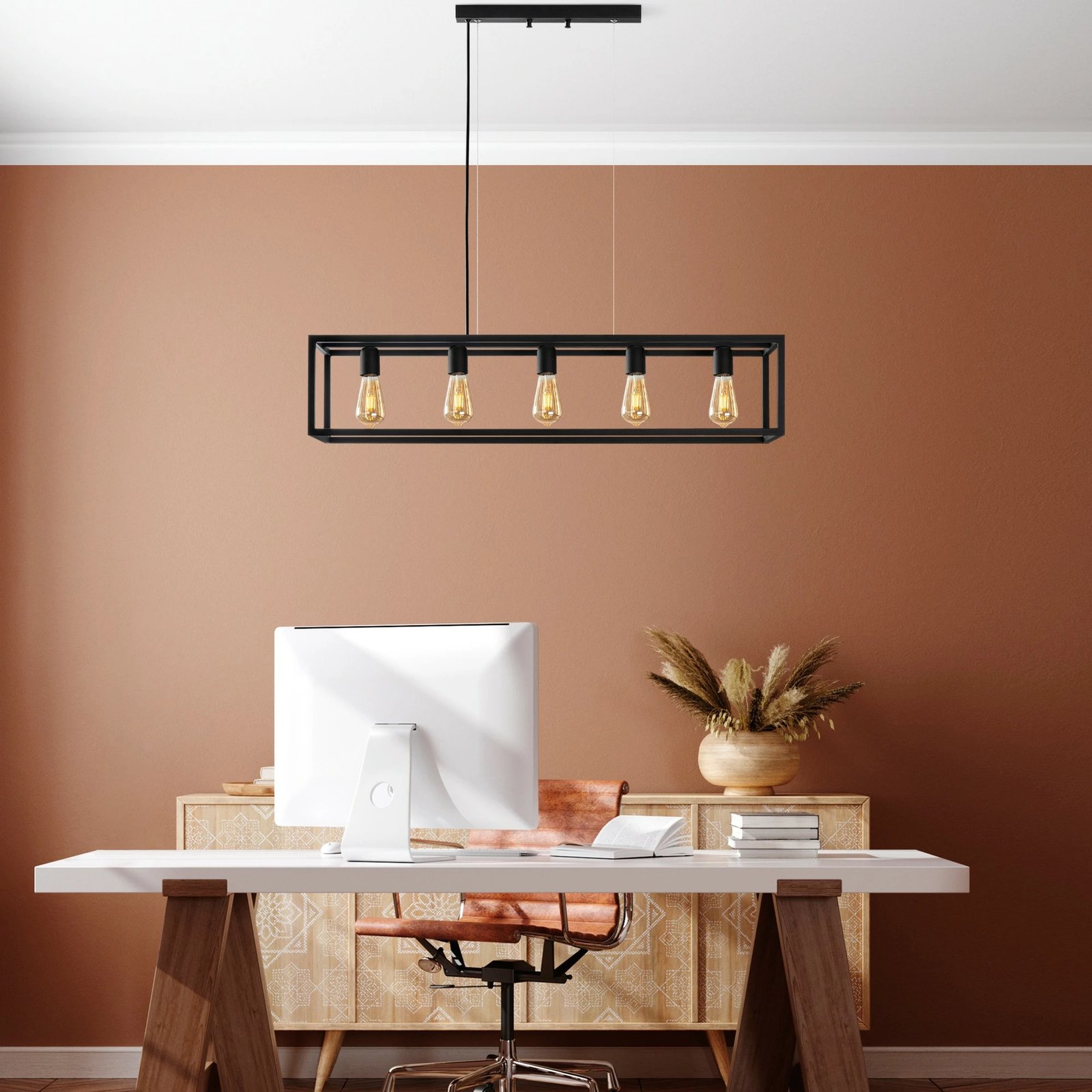 Llambë tavani Opviq, Kafes, 13748, ngjyrë e zezë