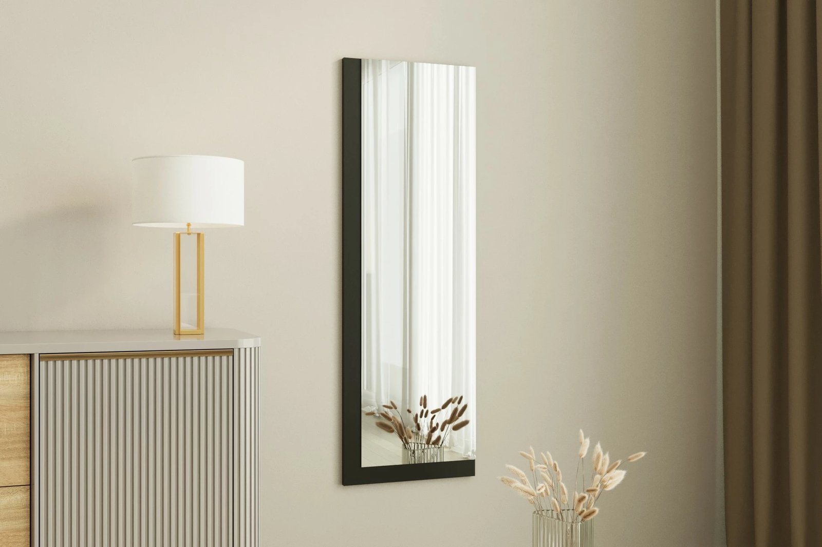 Pasqyrë Hanah Home, Lariya, e bardhë dhe e zezë