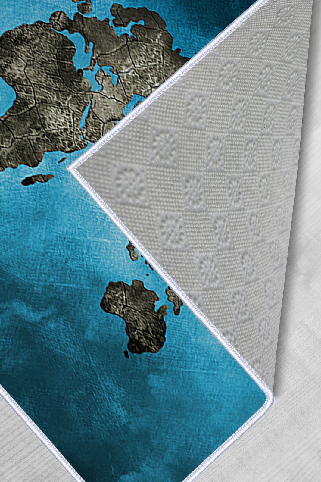 Qilim multikolor, hartë bote, 60x100cm, WOOKECE002