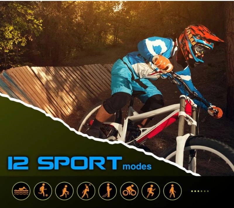 Smartwatch Rubicon unisex, e zezë