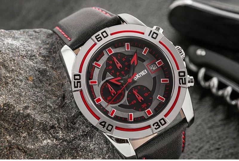 Orë dore për meshkuj Skmei, e zezë