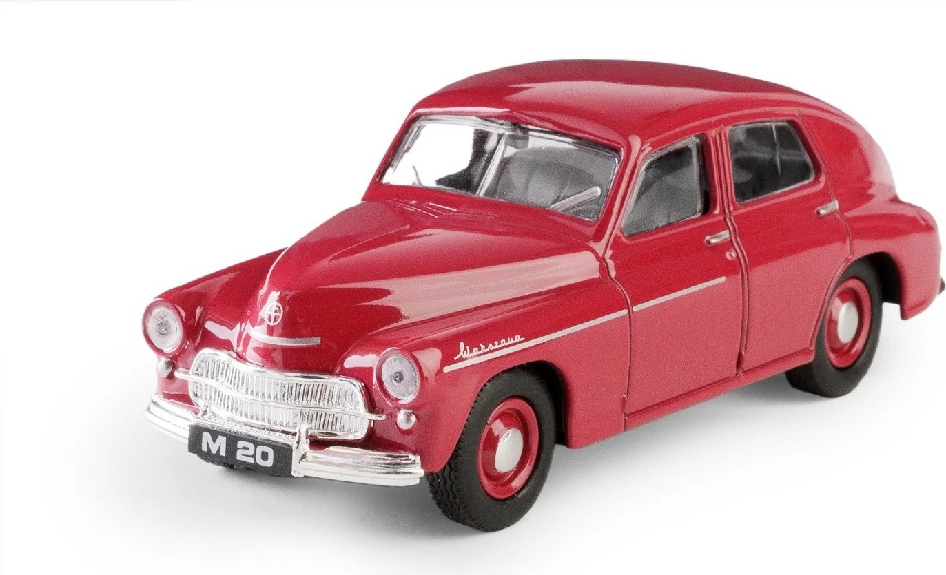 Makine lodër Daffi PRL Warszawa M20, 1:43, metal/plastik, maroon
