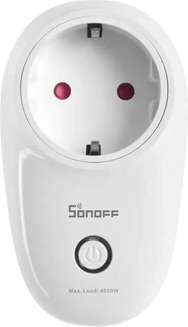 Prizë smart Sonoff S26R2ZBTPF, ZigBee 3.0, e bardhë