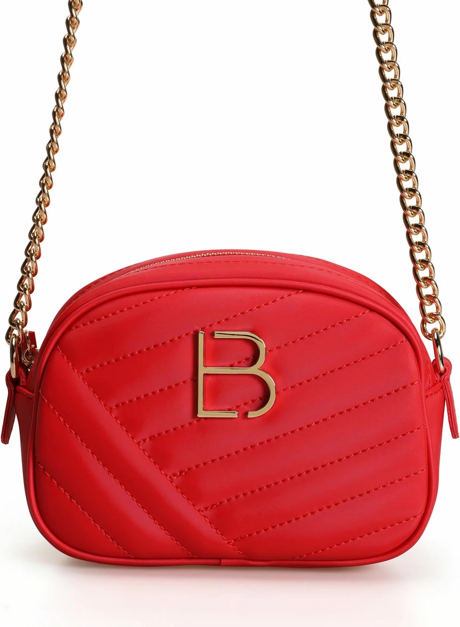Çantë crossbody e kuqe Lucky Bees, 1298