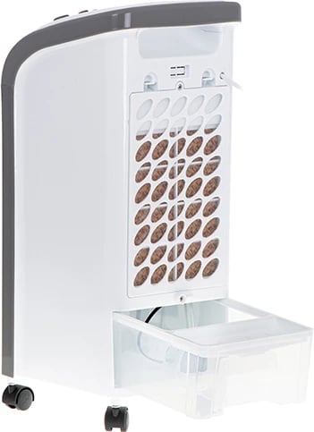 Ftohës ajri 3-në-1 Adler MS 7918 4L, rrjedhje ajri 270 m³/orë, oscilim 70°, bardhë/gri