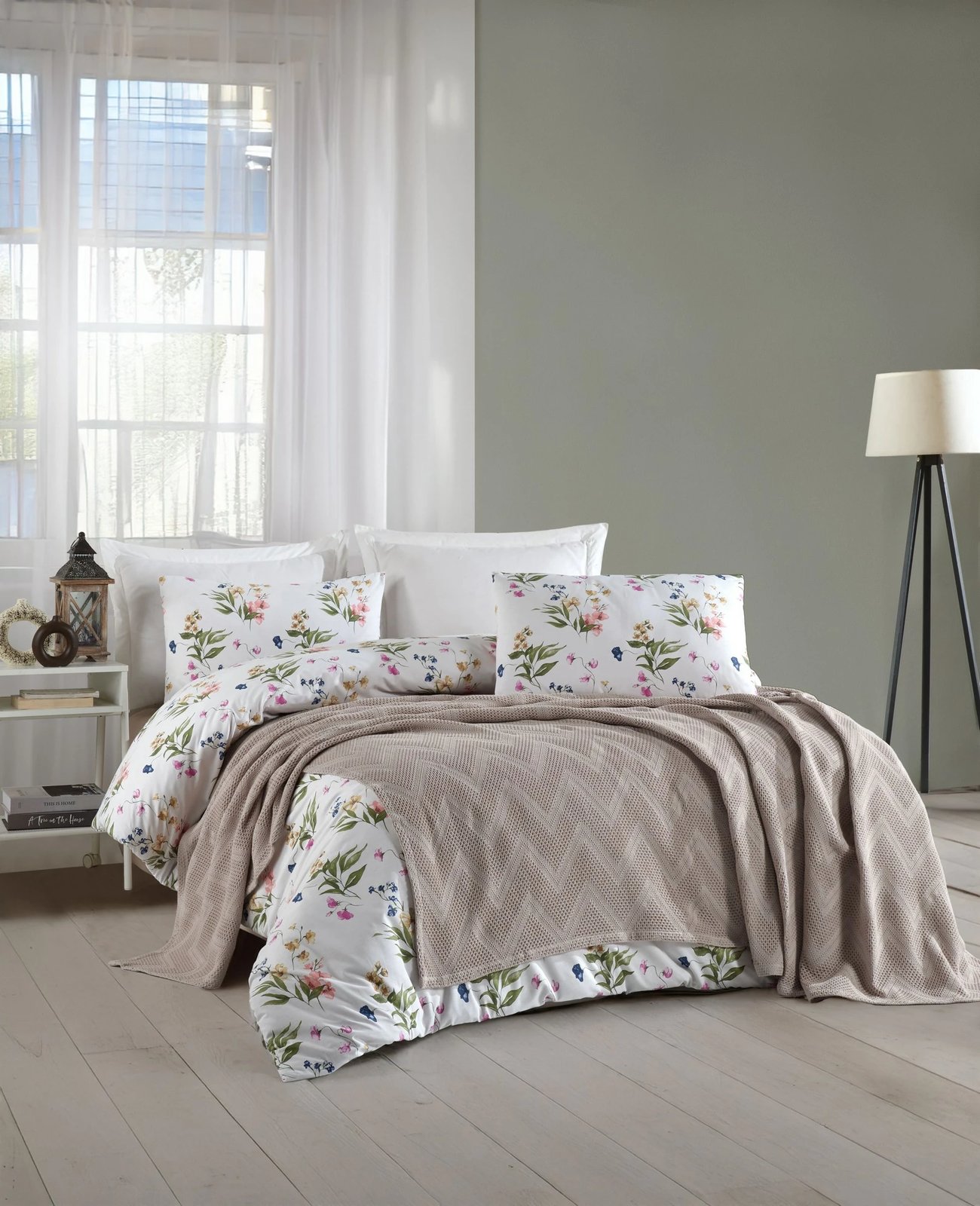 Set piké dopio, ngjyrë mink, Zigzag