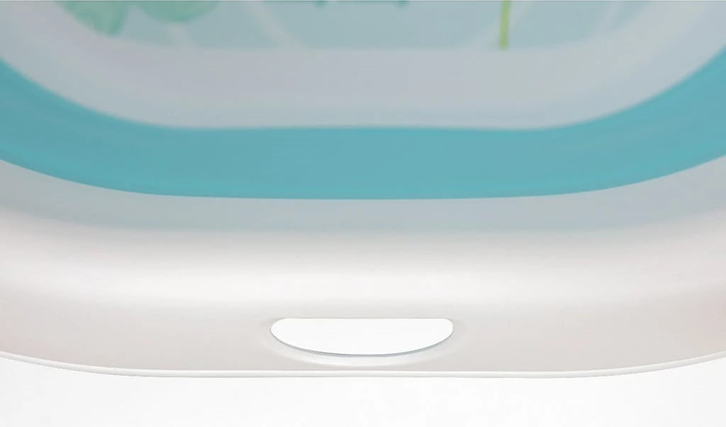 Vaskë bebe palosëse me kullesë, Milly Mally Aqua, termo-tapë sensore, 80x48x23 cm, blu