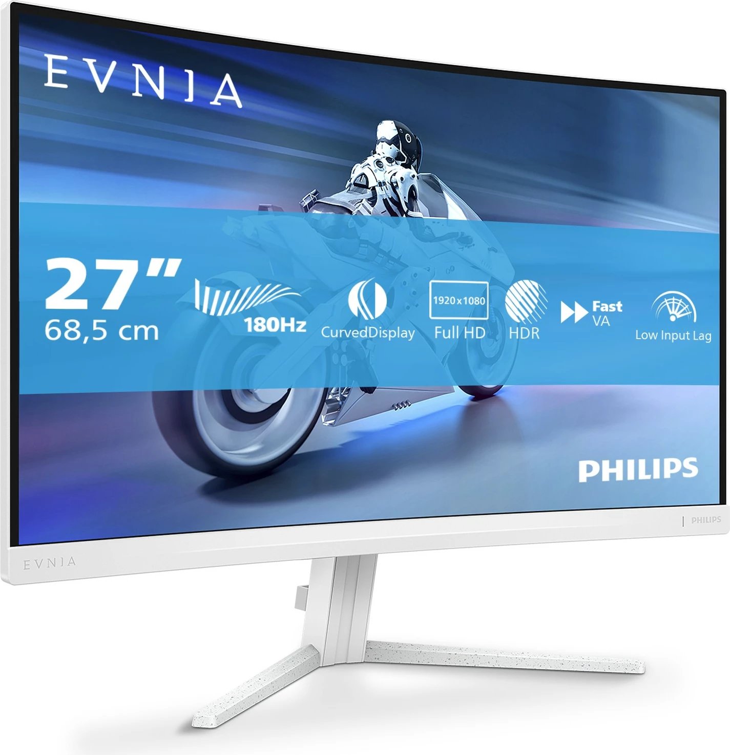 Monitor Philips Evnia 5000 27M2C5201L/00, 27", Full HD, LCD, Bardhë