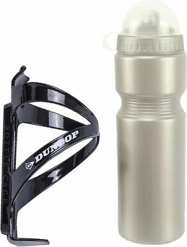 Shishe uji për multisport Dunlop me dorezë, 750 ml, transparente