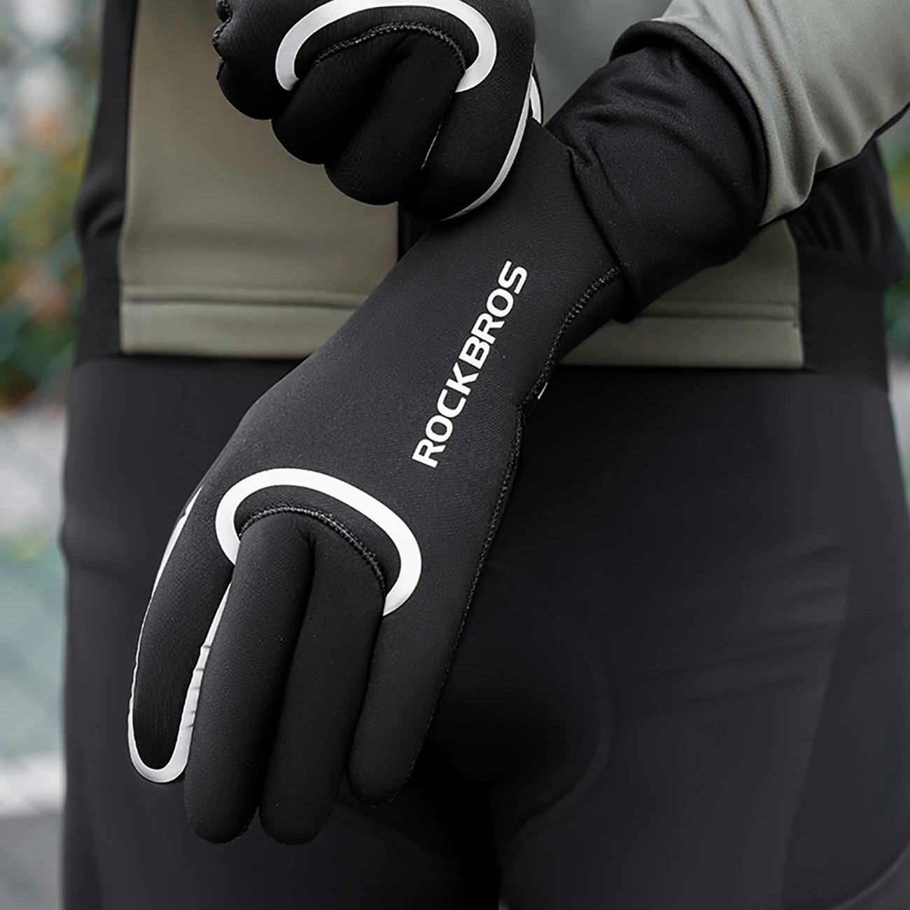 Doreza çiklizmi Rockbros 1631000702, L/XL, të zeza, waterproof
