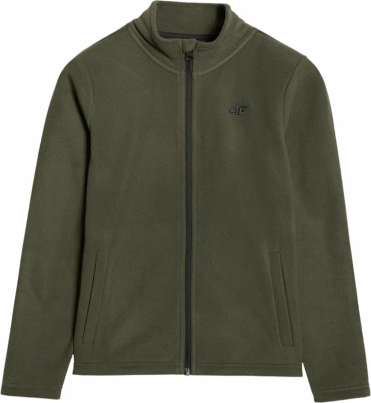 Xhemper fleece për djem 4F, khaki