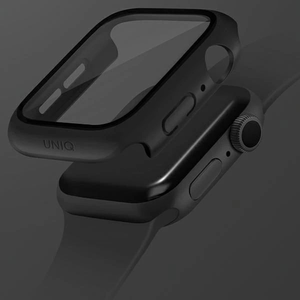 Mbështjellës UNIQ Nautic për Apple Watch Series 7/8/9, 45mm, i zi