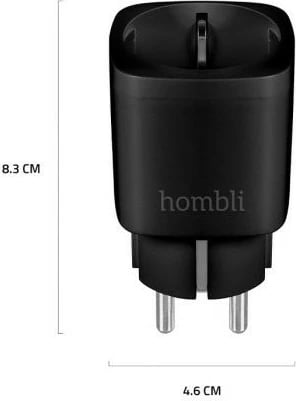 Smart socket Hombli, EU, Wi-Fi, zi
