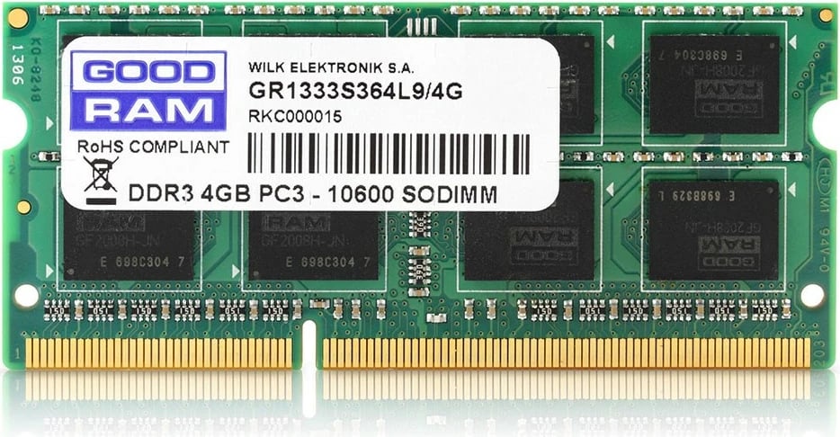RAM memorie Goodram, 4GB DDR3, 1.6 GHz