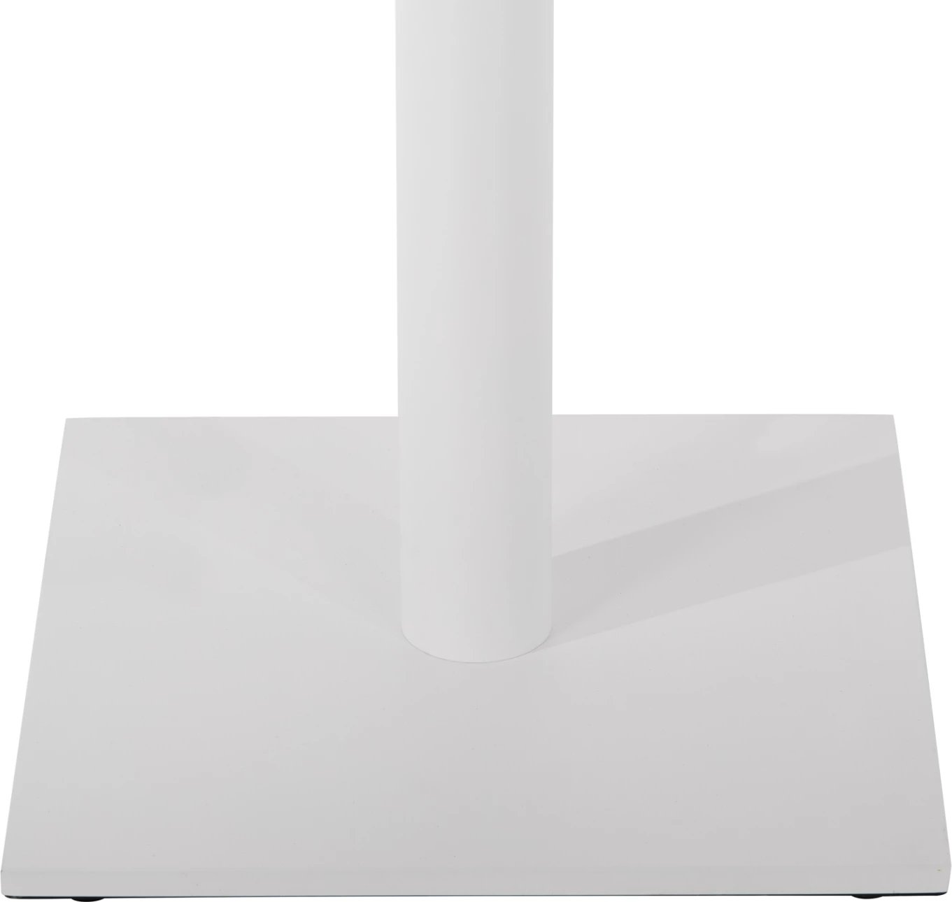 Bazë për tavolinë bari, metalike, ngjyrë e bardhë mat, FH439.02, 45x45x107H cm