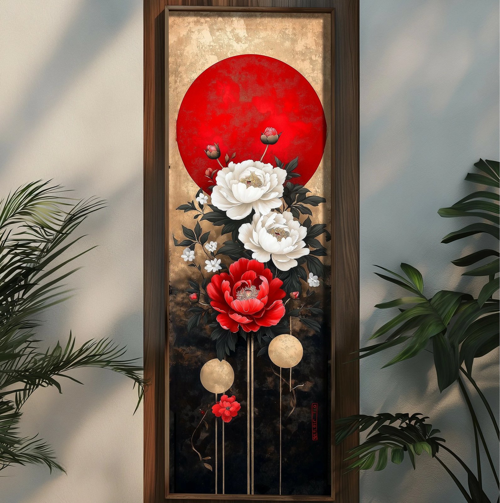 Pikturë dekorative me kornizë MDF, Wallity, EMR083, shumëngjyrëshe, 40x120x3.5cm