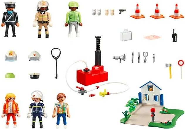 Set figurash Playmobil My Figures 70980 Rescue Operation, 120 pjesë