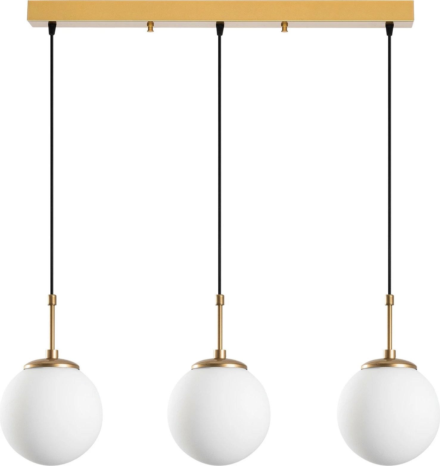 Llambë tavani Opviq Orbital, ngjyrë ari, 87x20x120cm