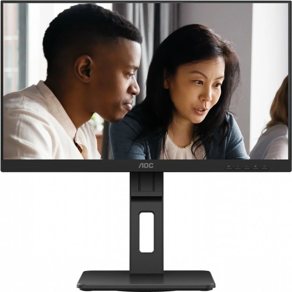Monitor AOC 22E2UMF, 21.5", VA, FHD 1080p, Pivot, Altaparlantë, USB Hub, Zi