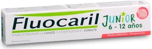 Pasta dhëmbësh për fëmijë Fluocaril Junior xhel shije frutash të kuqe 75ml