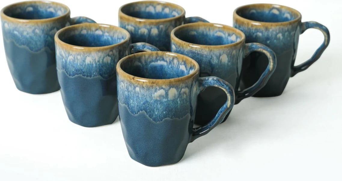 Set filxhanash (6 copë), Hermia Concept, X0001622300000000000000000, ngjyrë kaltër Set filxhanash (6 copë), Hermia Concept, X0001622300000000000000000, ngjyrë kaltër