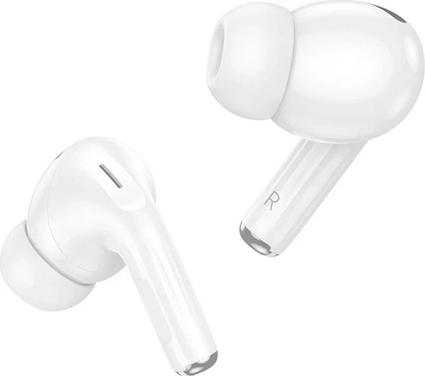 Kufje HOCO EW56 Plus wireless in-ear, Bluetooth 5.3, me kuti karikimi, e bardhë