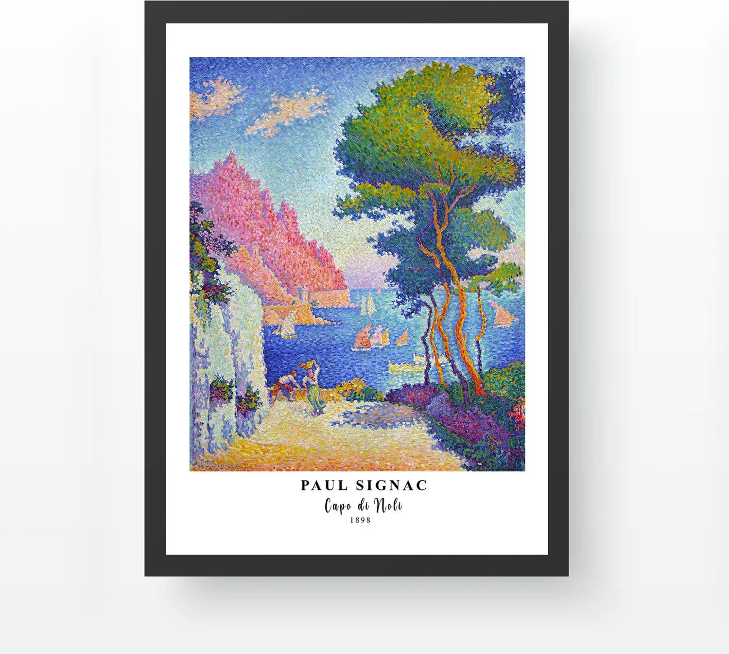 Pikturë dekorative me kornizë, shumëngjyrëshe, SC13258-3545, 35x45cm