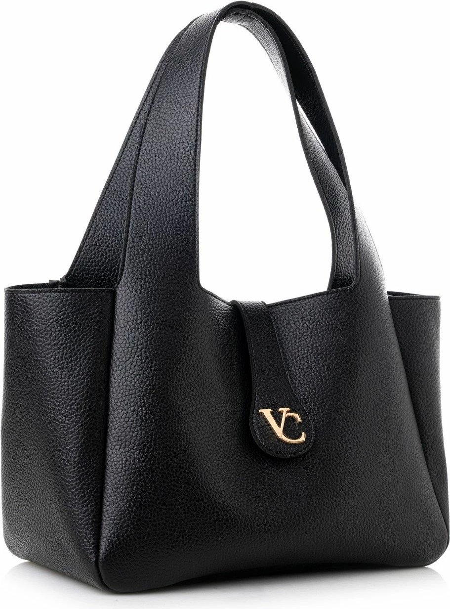 Çantë tote e zezë Vince Camuto, L'Aquila