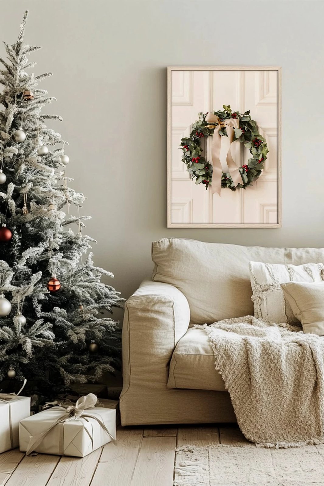 Pikturë dekorative me kornizë, Wallity, Nwyearsngmdl93, shumëngjyrëshe, 33x48cm