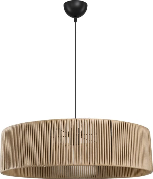 Llambë tavani një-dritare, hije natyrale, Φ55x20cm