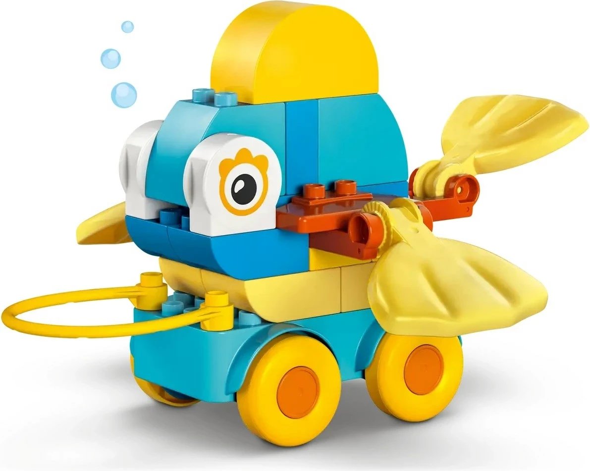 Set LEGO DUPLO 3-in-1 Animals on Wheels, 58 pjesë, për fëmijë 2+ vjeç Set LEGO DUPLO 3-in-1 Animals on Wheels, 58 pjesë, për fëmijë 2+ vjeç