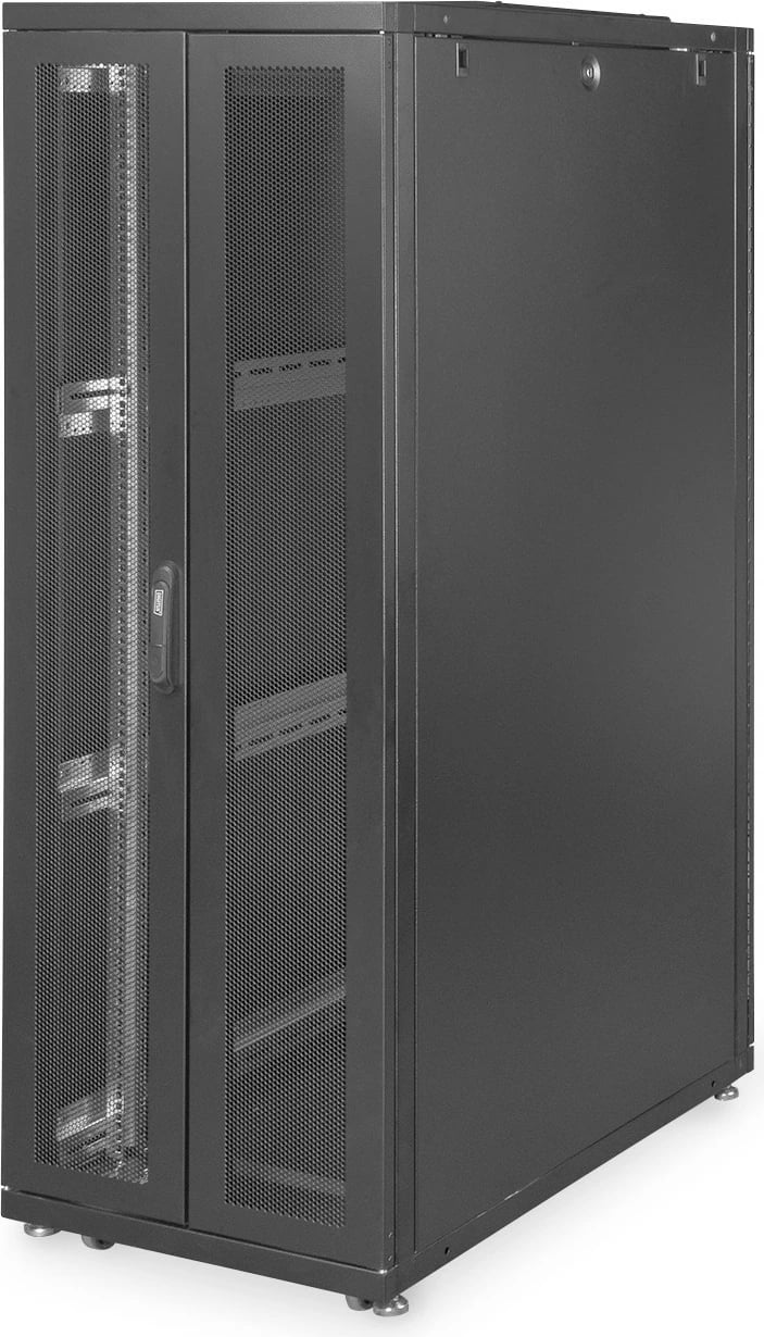 Kasë serveri Digitus 36HE 600x1000mm, xham Plexiglas, e zezë