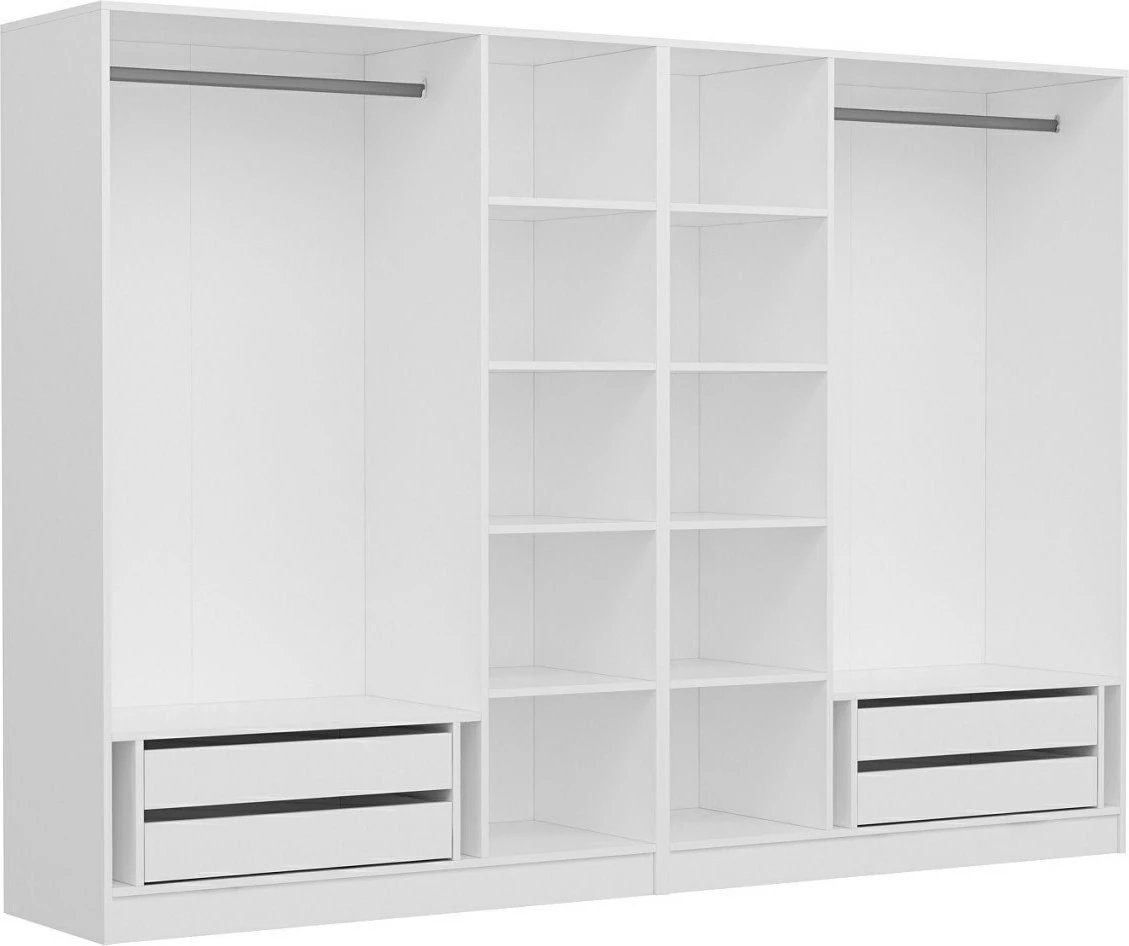 Dollap Skye Decor, i bardhë, Kale - 4930