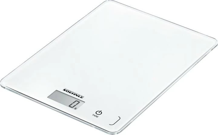 Peshore kuzhine, Soehnle, Page Compact 300 (61501), digjitale, e hollë, e bardhë