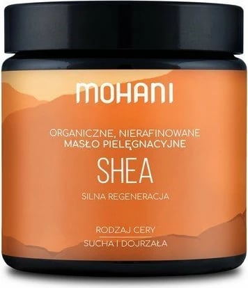 Gjalpë shea i pa rafinuar për trup Mohani për femra, 100g