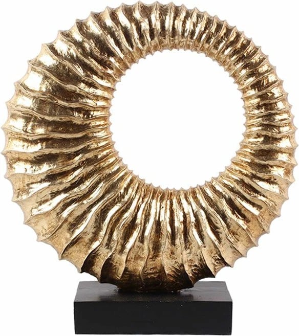 Dekor adharc Totem, polirezine, ar e zi, 32x10x35cm