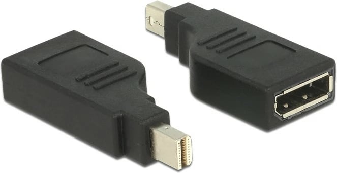 Adapter DeLOCK 65626, Mini DisplayPort në DisplayPort, i zi