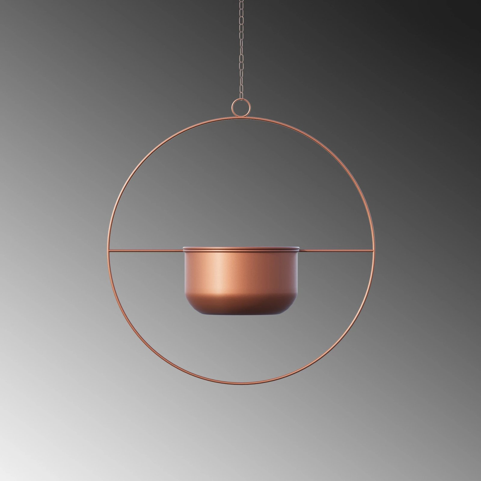 Vazo dekorative varëse, ngjyrë bakri, Aberto Design, Payanda