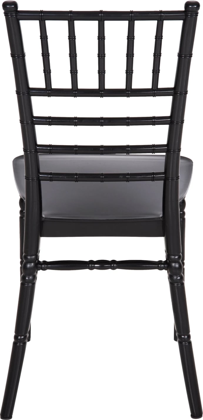 Karrige për katering polipropileni TIFFANY e re FH8058.07, e zezë me shkëlqim, 42x48x88,5H cm