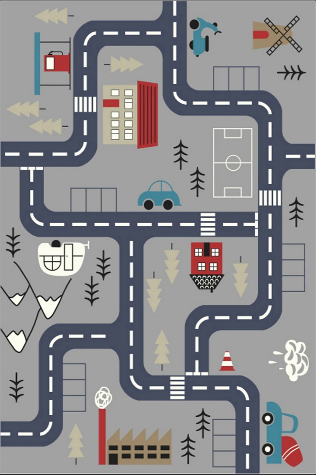 Qilim për korridor, shumëngjyrësh, Conceptum Hypnose, ELS582, 100x150cm