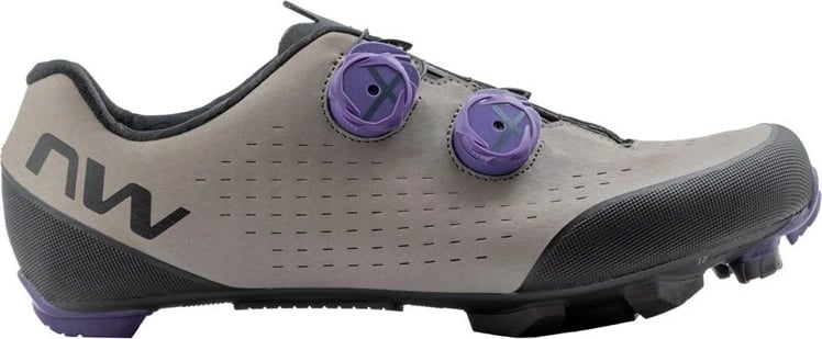 Këpucë çiklizmi Northwave Rebel 3, gri/vjollcë