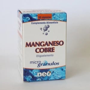Suplement ushqimor NEO Microgranulos Cobre 50 kapsula unisex