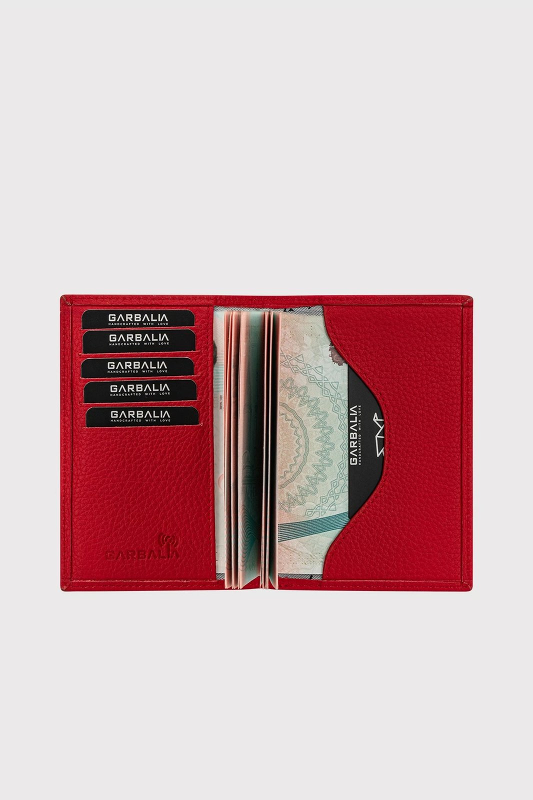 Portofol unisex, ngjyrë e kuqe, Zoozie Bags, Passcase