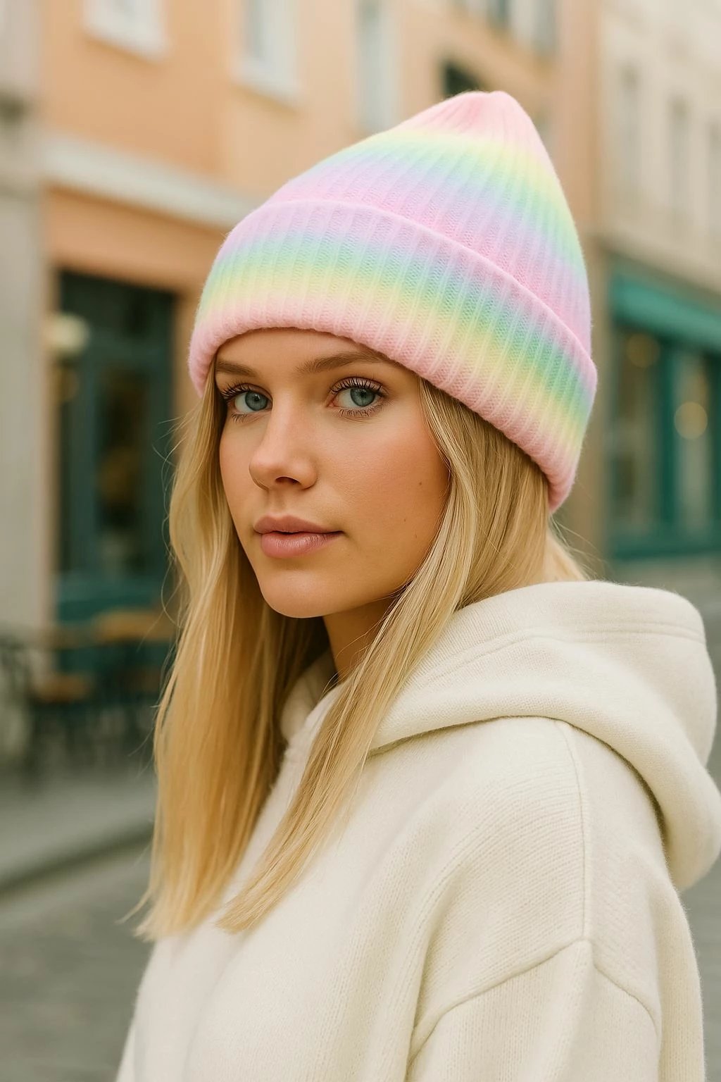 Beretë për gra, ngjyrë lejla, Jumeon, Bere1132