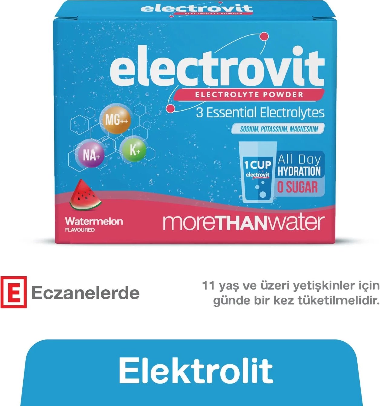 Electrovit – Qese me Shije Shalqini për Hidrim dhe Balancë Elektrolitesh (8 copë)