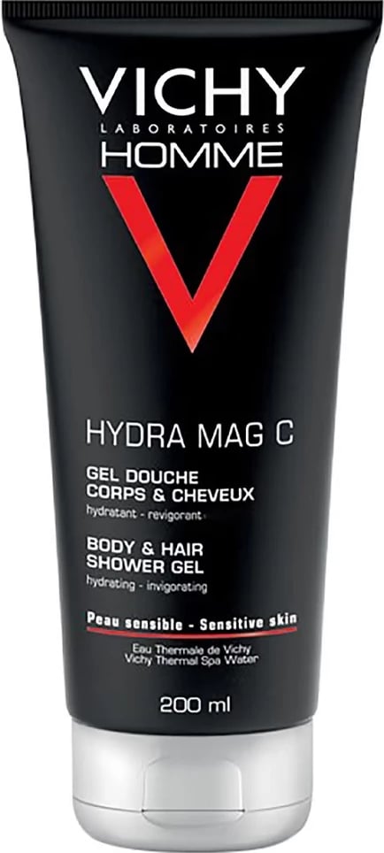 Xhel dushi për meshkuj Vichy Homme Hydra Mag C 200ml