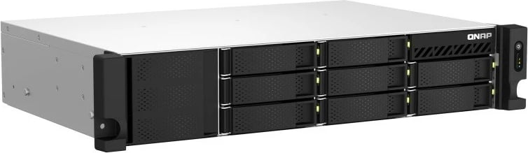 NAS QNAP TS-873AeU-4G, 8 vende për disqe, AMD Ryzen V1500B, 4GB RAM, Rack 2U