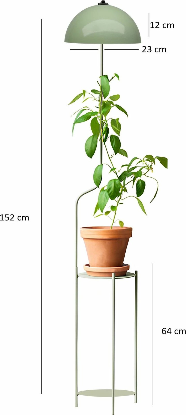 Llambë dyshemeje Opviq, ngjyrë mint, 241312