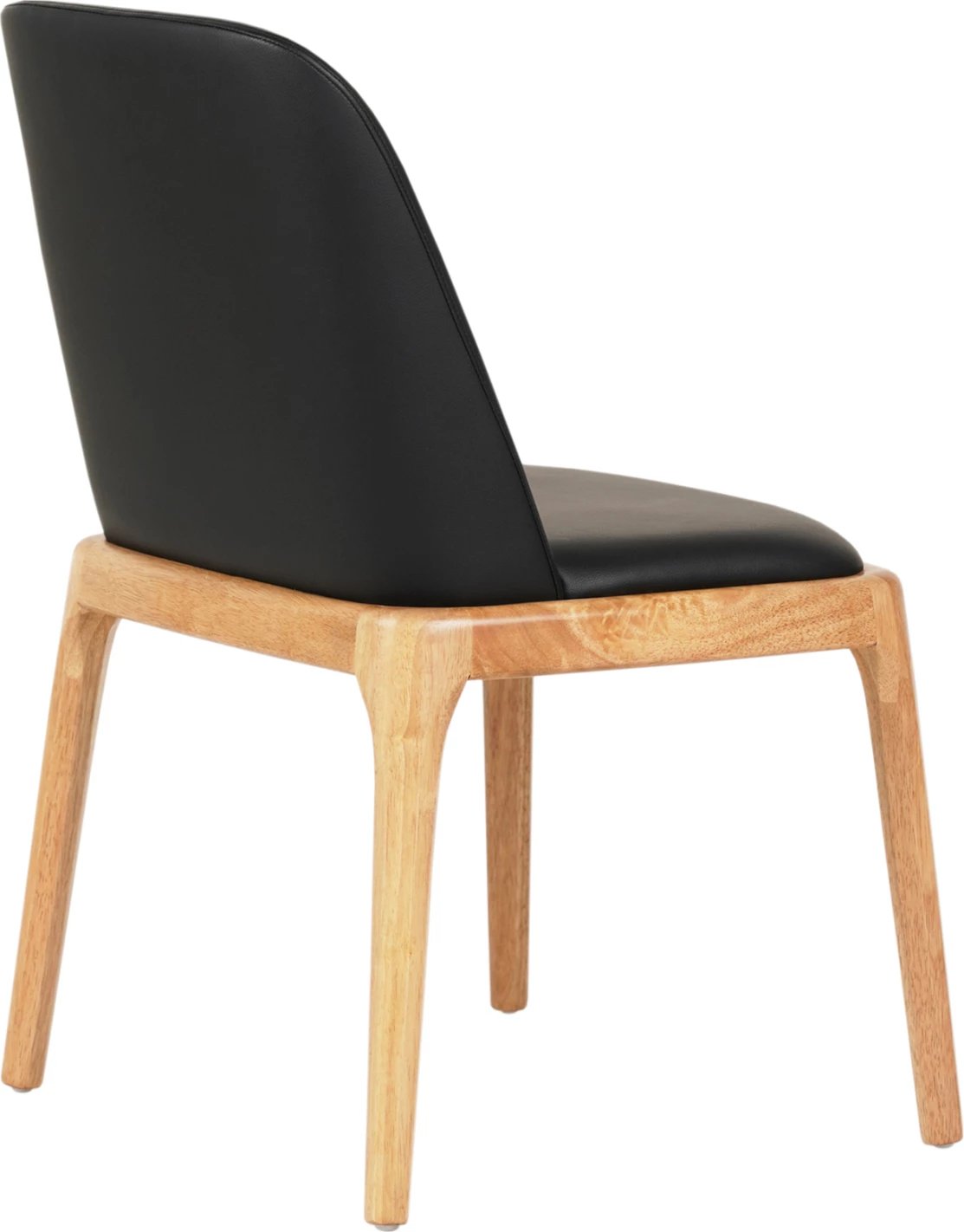 Karrige për ngrënie FURLAN FH9944.01 dru gome, PU e zezë, 54,5x58x86 cm