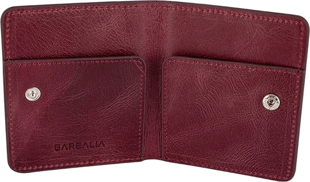 Portofol për burra, ngjyrë e kuqe claret, Zoozie Bags, Regina